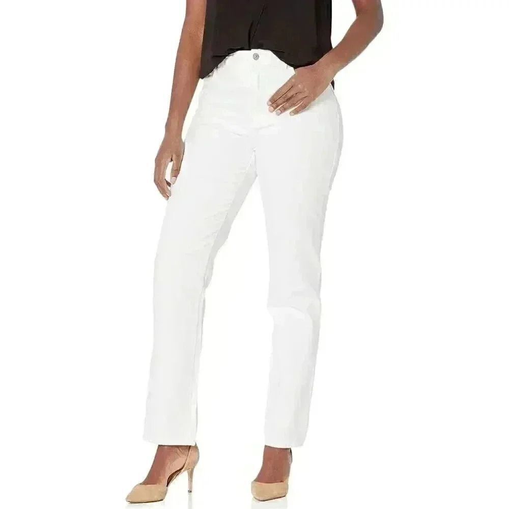Gloria Vanderbilt Women's Amanda White Cotton/Spandex Jeans NEW